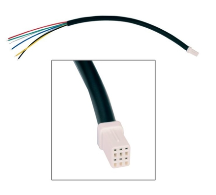 6pin 06R-JWPF-VSLE-D khớp nối JST Ống hình khuyên PVC bọc 1007 dây 24AWG dây điều khiển cửa dây nịt