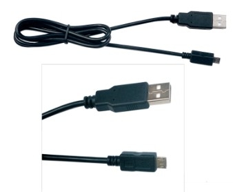 Dây cáp sạc nhanh Micro, Cáp USB đen dài 2 mét